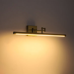 LightFixturesUSA - Adjustable Dimmable LED Linear Vanity Sconce Picture Light - Wall Sconce - Black - 