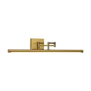 LightFixturesUSA - Adjustable Dimmable LED Linear Vanity Sconce Picture Light - Wall Sconce - Black - 