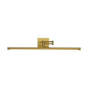 LightFixturesUSA - Adjustable Dimmable LED Linear Vanity Sconce Picture Light - Wall Sconce - Black - 