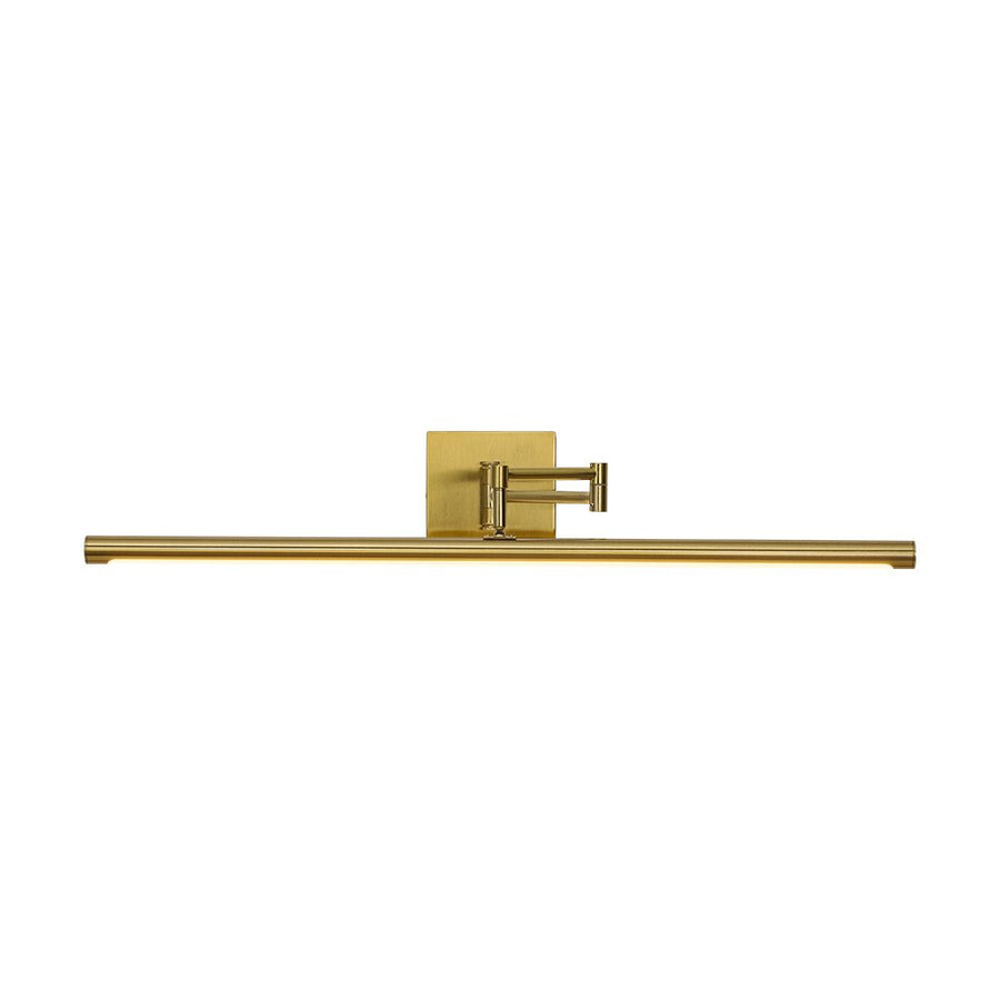 LightFixturesUSA - Adjustable Dimmable LED Linear Vanity Sconce Picture Light - Wall Sconce - Black - 