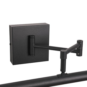 LightFixturesUSA - Adjustable Dimmable LED Linear Vanity Sconce Picture Light - Wall Sconce - Black - 