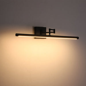 LightFixturesUSA - Adjustable Dimmable LED Linear Vanity Sconce Picture Light - Wall Sconce - Black - 