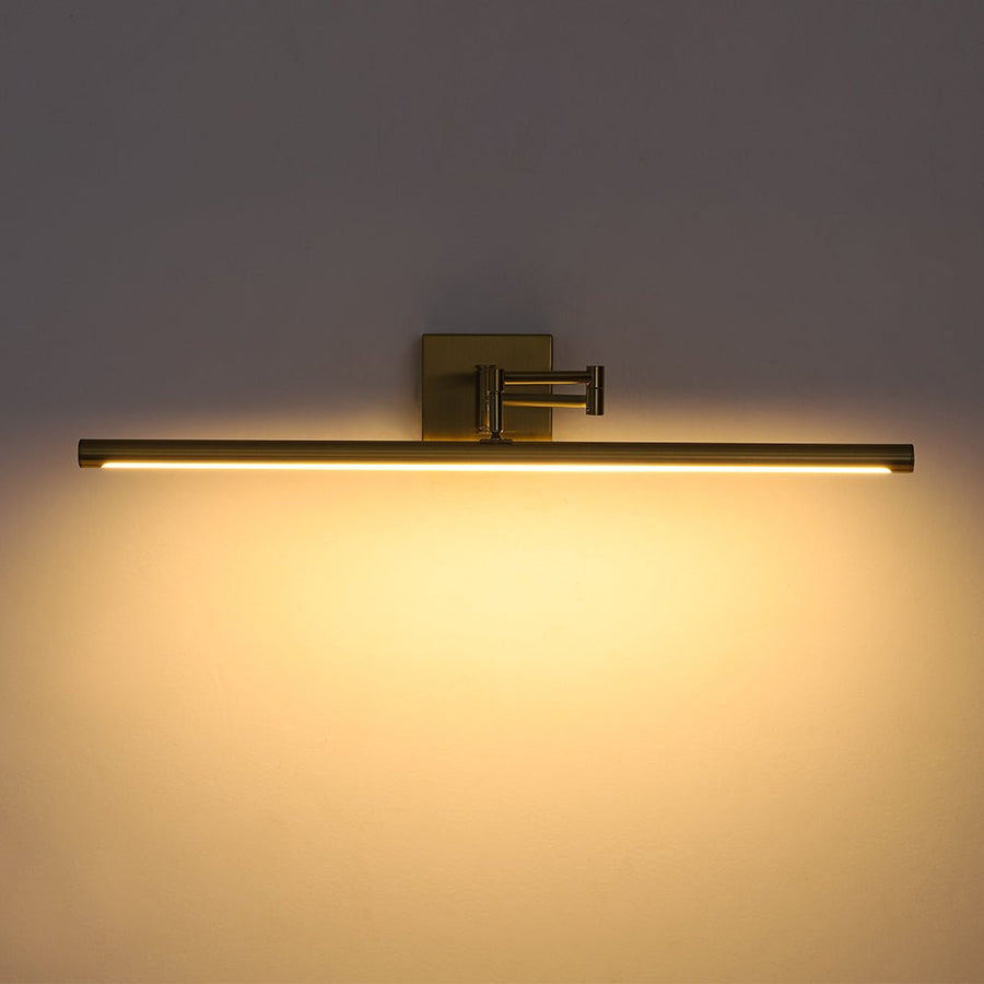 LightFixturesUSA - Adjustable Dimmable LED Linear Vanity Sconce Picture Light - Wall Sconce - Black - 