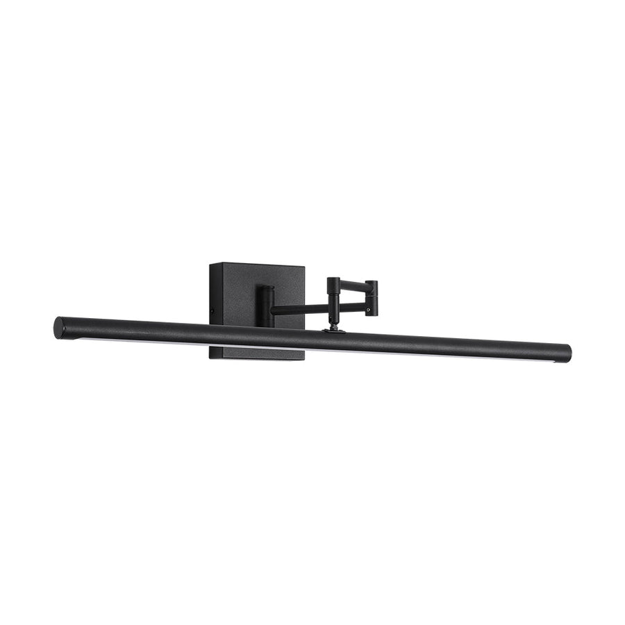 LightFixturesUSA - Adjustable Dimmable LED Linear Vanity Sconce Picture Light - Wall Sconce - Black - 