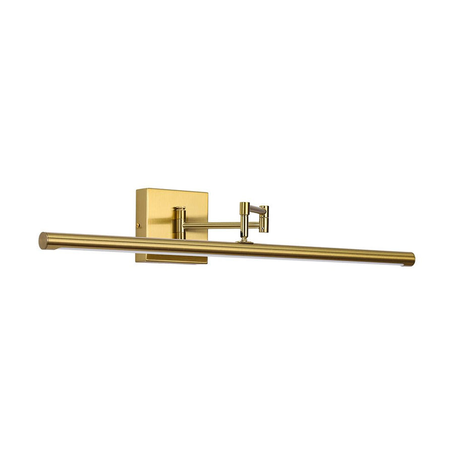 LightFixturesUSA - Adjustable Dimmable LED Linear Vanity Sconce Picture Light - Wall Sconce - Black - 
