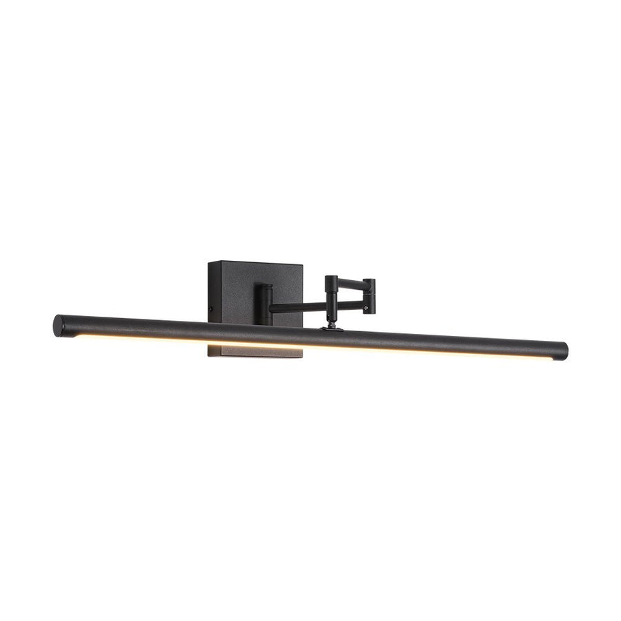 LightFixturesUSA - Adjustable Dimmable LED Linear Vanity Sconce Picture Light - Wall Sconce - Black - 