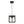 LightFixturesUSA - Aged Oak Iron Square Cage Single Kitchen Pendant Light - Pendant Light - 2 Packs - 