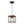 LightFixturesUSA - Aged Oak Iron Square Cage Single Kitchen Pendant Light - Pendant Light - 2 Packs - 