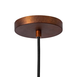 LightFixturesUSA - Antique Copper Style Iron Oversized Dome Pendant Light - Pendant Light - 23 in - 