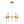 LightFixturesUSA - Art Deco 10 - Light Glass Globe Bubble Circle Chandelier - Chandelier - Brass - 