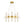 LightFixturesUSA - Art Deco 10 - Light Glass Globe Bubble Circle Chandelier - Chandelier - Brass - 