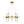 LightFixturesUSA - Art Deco 10 - Light Glass Globe Bubble Circle Chandelier - Chandelier - Brass - 