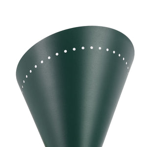 LightFixturesUSA - Art Deco 2 - Light Up Down Dual Cone Wall Sconce - Wall Sconce - Green + White - 2 Packs - 