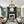 LightFixturesUSA-Art Deco 6-Light Tiered Water Glass Rounds Circle Chandelier-Chandelier-Black-