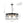 LightFixturesUSA-Art Deco 6-Light Tiered Water Glass Rounds Circle Chandelier-Chandelier-Black-