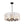 LightFixturesUSA - Art Deco Blossom Floral Cage Drum Lantern Pendant Light - Chandelier - Black - 