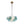 LightFixturesUSA - Art Deco Blue Hue Cluster Glass Globe Bubble Chandelier - Chandelier - 16 - Lt - 