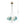 LightFixturesUSA - Art Deco Blue Hue Cluster Glass Globe Bubble Chandelier - Chandelier - 16 - Lt - 