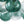 LightFixturesUSA - Art Deco Blue Hue Cluster Glass Globe Bubble Chandelier - Chandelier - Green Hue - 