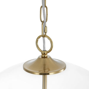 LightFixturesUSA - Art Deco Brass Tiered Clear Glass Jellyfish Style Chandelier - Chandelier - Brass - 