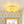 LightFixturesUSA-Art Deco Canary Yellow Glass Pleated Flower Semi Flush Mount-Ceiling Light-13.8 in-