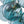 LightFixturesUSA-Art Deco Cluster Blue Tinted Glass Globe Bubble Chandelier-Chandelier-13-Lt-