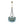 LightFixturesUSA-Art Deco Cluster Blue Tinted Glass Globe Bubble Chandelier-Chandelier-13-Lt-