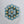 LightFixturesUSA-Art Deco Cluster Blue Tinted Glass Globe Bubble Chandelier-Chandelier-13-Lt-