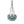 LightFixturesUSA-Art Deco Cluster Blue Tinted Glass Globe Bubble Chandelier-Chandelier-13-Lt-