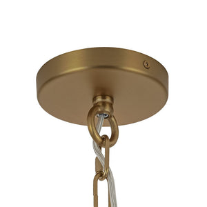 LightFixturesUSA - Art Deco Cluster Glass Textured Tube Round Tiered Chandelier - Chandelier - Brass - 