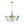 Load image into Gallery viewer, LightFixturesUSA - Art Deco Cluster Green Frosted White Glass Bubble Chandelier - Chandelier - Green + White - 
