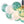 Load image into Gallery viewer, LightFixturesUSA - Art Deco Cluster Green Frosted White Glass Bubble Chandelier - Chandelier - Green + White - 
