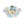LightFixturesUSA - Art Deco Colorful Glass Cluster Bubble Semi Flush Chandelier - Chandelier - 24.8 in - 