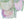 Load image into Gallery viewer, LightFixturesUSA - Art Deco Green Iridescent Swirl Glass Tiered Chandelier - Chandelier - Medium - 
