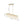 LightFixturesUSA - Art Deco Luxury Brass Crystal Linear Cage Island Chandelier - Chandelier - Brass - 