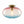 LightFixturesUSA-Art Deco Rainbow 1-Light Colored Glass Kids Semi Flush Mount-Ceiling Light-13.8 in-