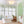 LightFixturesUSA-Art Deco Shine Opal Glass Pleated Flower Semi Flush Mount-Ceiling Light-13.8 in-