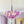 LightFixturesUSA-Barbie Cluster Sharp Pink Purple Glass Bubble Chandelier-Chandelier-24.8 in-