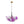 LightFixturesUSA-Barbie Cluster Sharp Pink Purple Glass Bubble Chandelier-Chandelier-24.8 in-