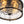 LightFixturesUSA-Black 2-Light Vintage Water Glass Drum Semi Flush Mount-Ceiling Light-13 in-