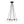 LightFixturesUSA - Black 7 - Light Cluster Clear Glass Oval Globe Chandelier - Chandelier - Black - 