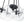 LightFixturesUSA - Black 7 - Light Cluster Clear Glass Oval Globe Chandelier - Chandelier - Black - 