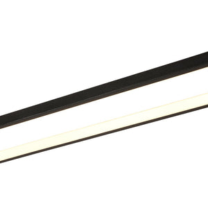 LightFixturesUSA-Black Brass Oval Ring Dimmable LED Semi Flush / Wall Light-Ceiling Light-2 Packs-