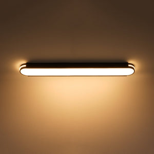 LightFixturesUSA - Black Minimalist Oval Dimmable LED Flush Mount Light - Ceiling Light - 39 in - 