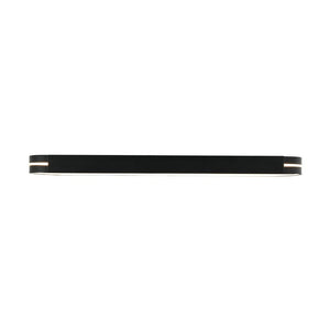 LightFixturesUSA - Black Minimalist Oval Dimmable LED Flush Mount Light - Ceiling Light - Black - 
