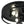Load image into Gallery viewer, LightFixturesUSA - Black Round Frosted Crackled Glass Flush Mount Light - Ceiling Light - 16.1 in - 
