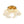 LightFixturesUSA - Bloom 1 - Light Snow Lotus Clear Glass Flower Semi Flush Mount - Ceiling Light - 9.8 in - 
