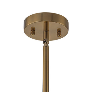 LightFixturesUSA - Bloom 10 - Light Cluster Amber Glass Round Bubble Chandelier - Chandelier - Brass - 