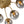 LightFixturesUSA - Bloom 12 - Light Smoked Glass Bubble Semi Flush Chandelier - Chandelier - Brass (Exclusive Offer) - 