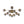 LightFixturesUSA - Bloom 12 - Light Smoked Glass Bubble Semi Flush Chandelier - Chandelier - Brass (Exclusive Offer) - 